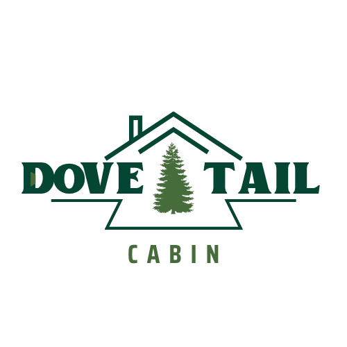 Logo for Dovetail Acres Cabin rental in Sister Bay WI